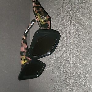 Prada Black and Camouflage Sunglasses